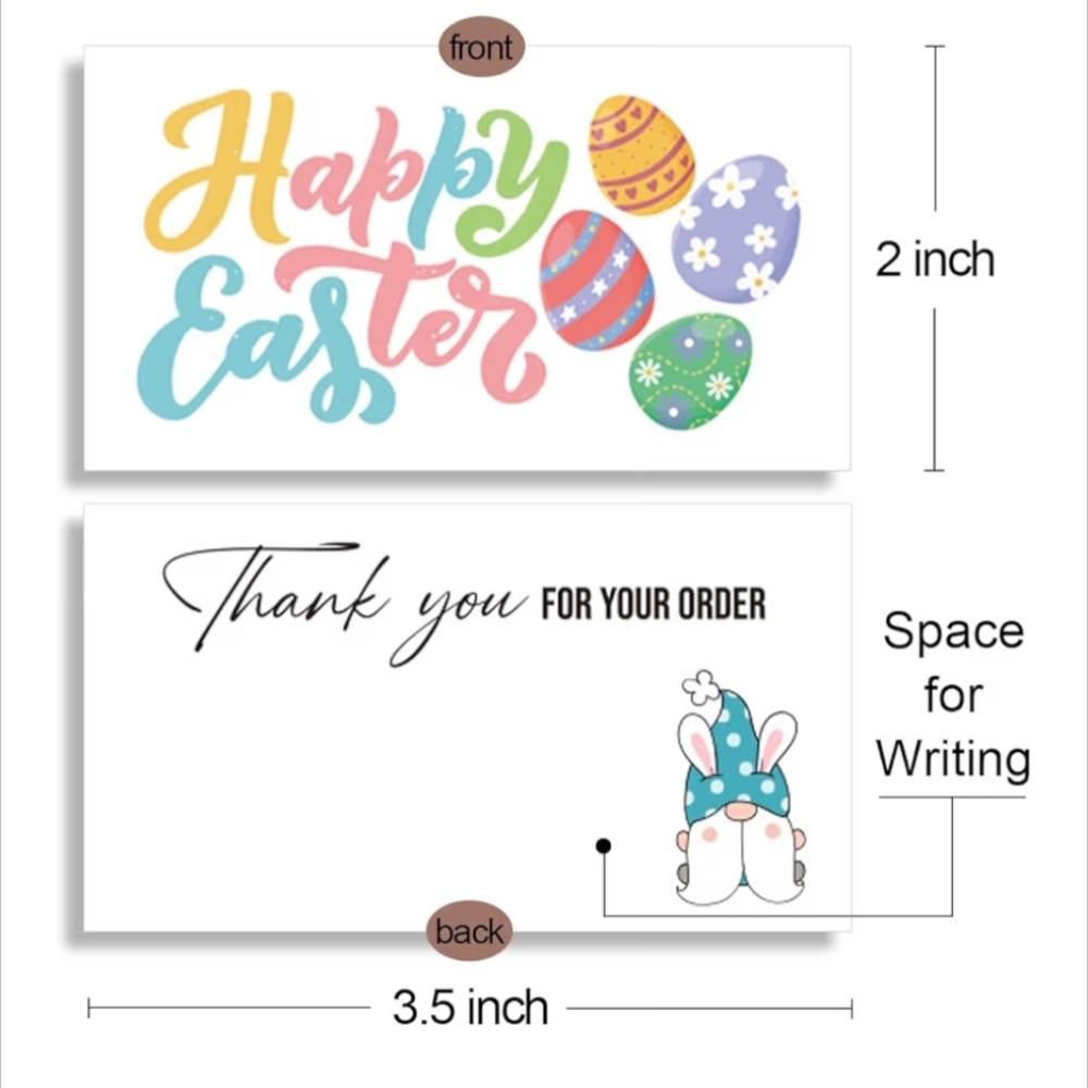 25 Easter Egg Business Cards - Picture 2 of 3